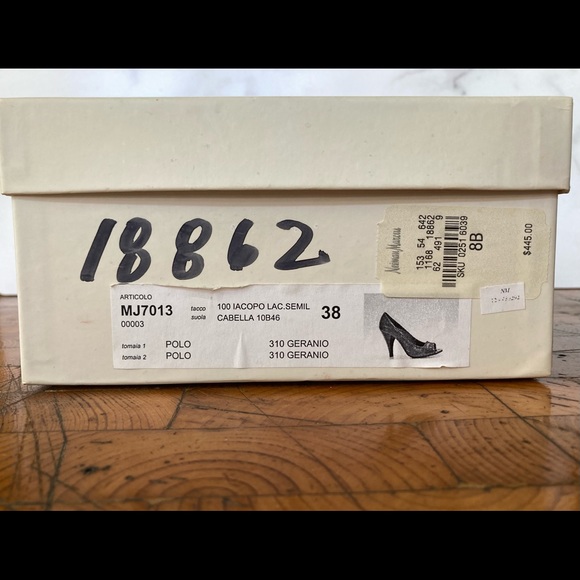 Marc Jacobs Red Leather Open Toe Pumps 38/8 - Picture 9 of 11